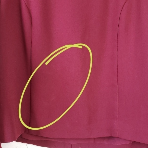 NEW! DESIGN LAB Founce Sleeve & Lace Up Blouse Small. - Picture 8 of 8